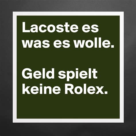 geld spielt keine rolex free download